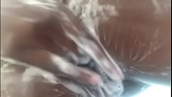 Wet pussy in the shower